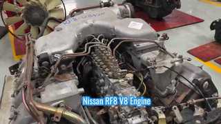 Nissan RF8 V8 dieselmotorconstructie voor UD zware vrachtwagen en betonmixer