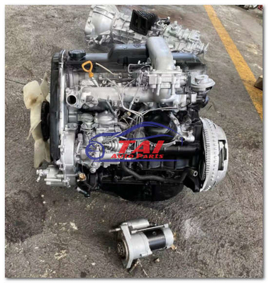 Toyota Land Cruiser Prado 1KZT Used 6 Cylinder Diesel Engine Assembly With Geatbox