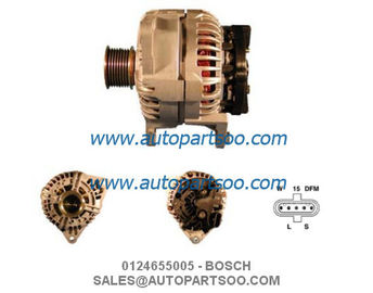 Goede prijs. 0124655005 0986045430 - BOSCH Alternator 24V 90A Alternadores online