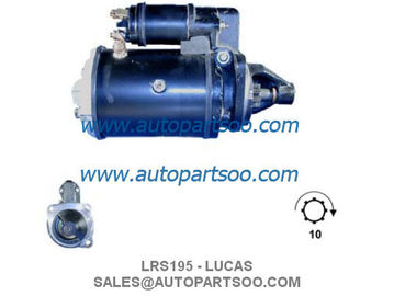 Goede prijs. LRS195 LRS968 - LUCAS Starter Motor 12V 2.8KW 10T MOTORES DE ARRANQUE online