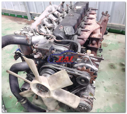 De automobieldieselmotor gebruikte Volledige 6HL1T-Motor met Versnellingsbak voor Isuzu Forward