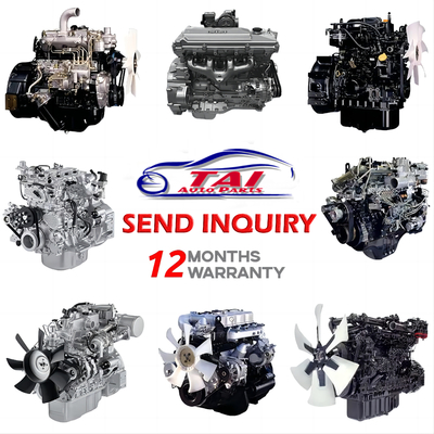 Gebruikte originele 4JB1T 4JB1-T ingekoelde motor voor Isuzu NKR