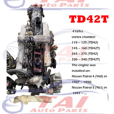 Good price Japanse auto gebruikte motor assemblage QD32 TD42 ZD30 Diesel motor voor Nissan online