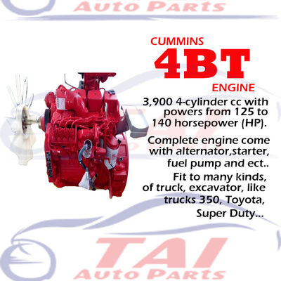 4BT 3.9L Complete Truck Engine voor Cummins Truck Engineering Machinery
