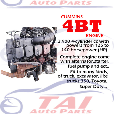 Good price Truck Diesel motor 4BT 3.9L 4 cilinder gereconstrueerd 4BT motor online