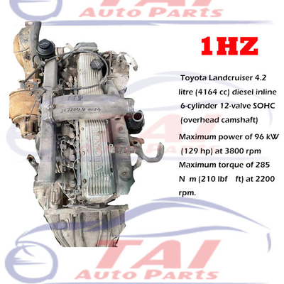 Gebruikte originele 1HZ dieselmotor met versnellingsbak voor Toyota Land Cruiser en Coster Bus
