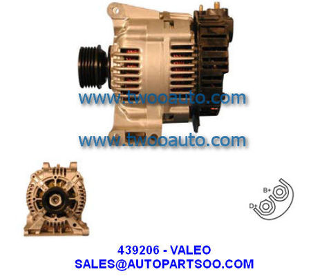 Goede prijs 436732 439206 A13VI178 - VALEO Dynamo 12V 90A Dynamo's online