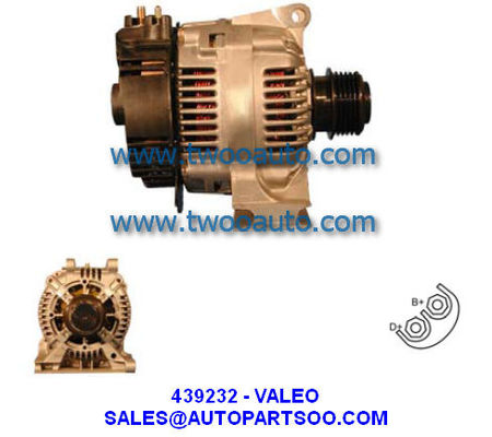 Goede prijs 439232 439333 A13VI202 - VALEO Dynamo 12V 90A Dynamo's online