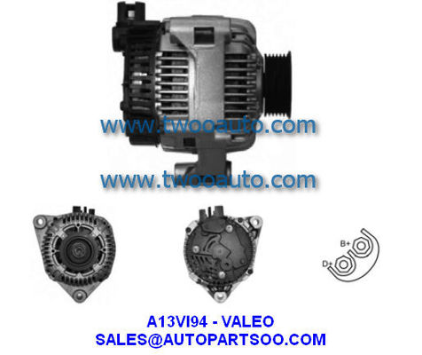 Goede prijs 7700862613 A13VI274 A13VI94 A13VI261 - VALEO Dynamo 12V 95A Dynamo's online