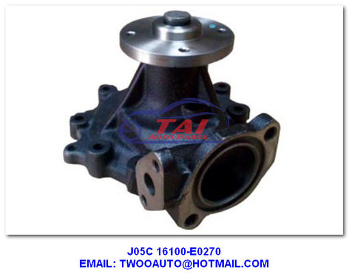 Goede prijs Waterpomp J05c OEM 16100-E0270 Hino Motoronderdelen TS 16949 Metaal online