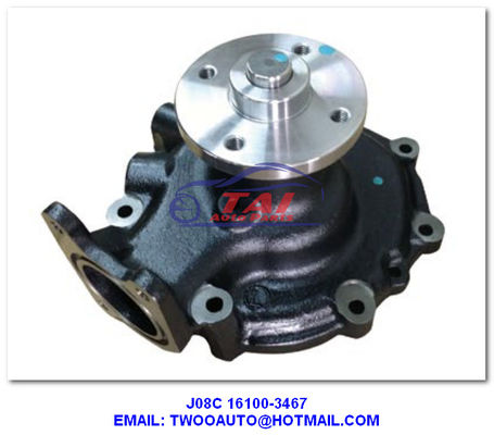 Goede prijs J08C 16100-3467 Autopomp, motoronderdelen J08C Waterpomp HINO J08C Motor online
