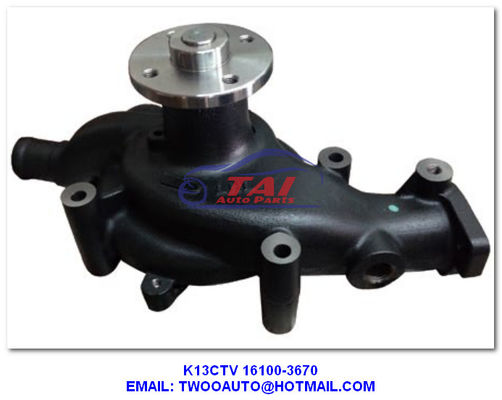 Goede prijs K13ctv Hydraulische stuurpomp, K13c motor waterpomp voor Hino Oem 16100-3670 online