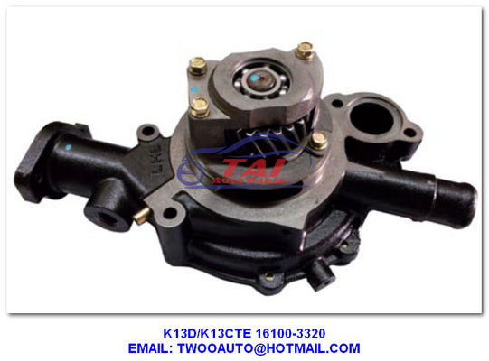 Goede prijs De Pomp van de de Autostuurbekrachtiging van K13D K13CTE, OEM 16100-3320 van de Waterpomp Assy van Vrachtwagendelen K13C online