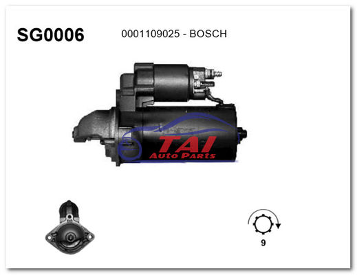 Goede prijs Starter 0001109025, starterconstructie, startmotor voor auto's, 0120489244, 0120468124 online