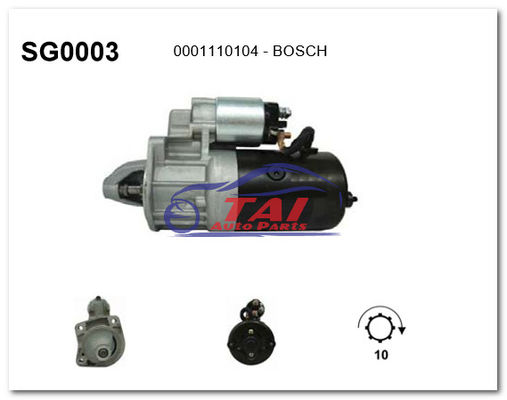 0001417040 0031513701 BOSCH Startmotor 24V 6.6KW 9T Motores DE Arranque
