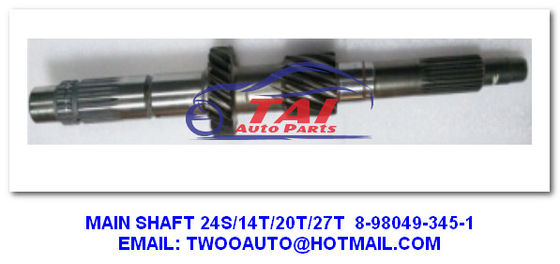 Goede prijs Auto-onderdelen Japanse vrachtwagenonderdelen 8-98049-345-1 Hoofdversnellingsasset Assemblage Voor Isuzu Vgs Pickup Hoofdversnellingsas 24S/14T/20T/27T online