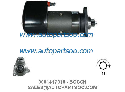 0001411015 0001417016 - BOSCH-Startmotor 24V 6.6KW 11T MOTORES DE ARRANQUE