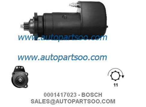 Goede prijs 0001411010 0001417023 - BOSCH Startmotor 24V 6.6KW 11T MOTORES DE ARRANQUE online