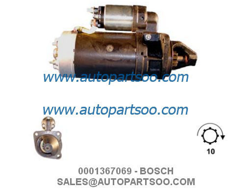 Goede prijs 0001367069 - BOSCH Startmotor 12V 3KW 10T MOTORES DE ARRANQUE online