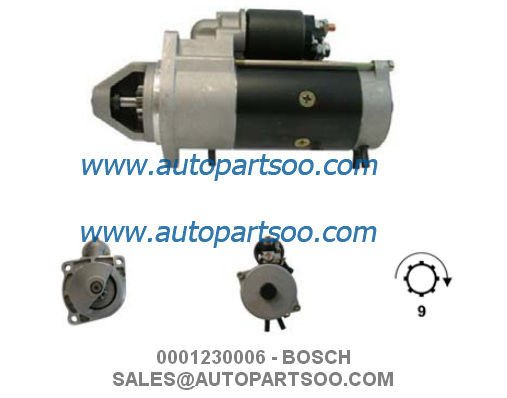 Goede prijs 0001230006 0001230014 - BOSCH Startmotor 12V 3KW 9T MOTORES DE ARRANQUE online