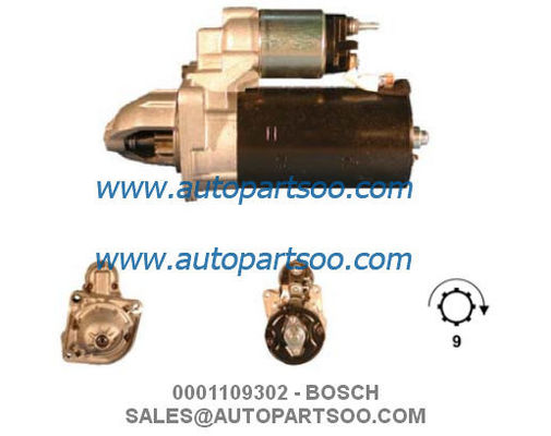 Goede prijs 0001109302 0001109303 - BOSCH Startmotor 12V 2.5KW 9T MOTORES DE ARRANQUE online
