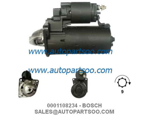 Goede prijs 0001108234 0001108235 - BOSCH Startmotor 12V 1.4KW 9T MOTORES DE ARRANQUE online