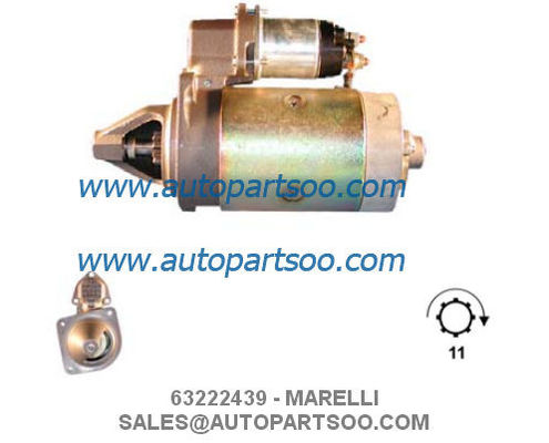 Goede prijs 63222400 63222439 - MARELLI Startmotor 12V 1.3KW 11T MOTORES DE ARRANQUE online