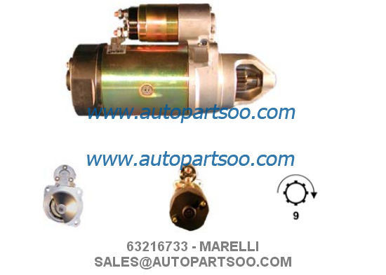 Goede prijs 63216702 63216733 - MARELLI Startmotor 24V 4KW 9T MOTORES DE ARRANQUE online