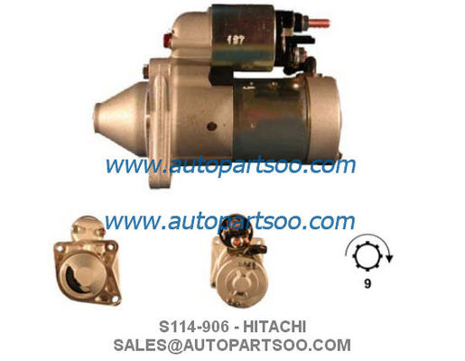 Goede prijs S114-905 S114-906 - HITACHI Startmotor 12V 1KW 9T MOTORES DE ARRANQUE online