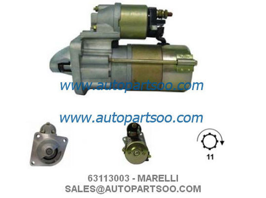 Goede prijs 63113003 0001108204 - MARELLI Startmotor 12V 1.8KW 9,10T MOTORES DE ARRANQUE online