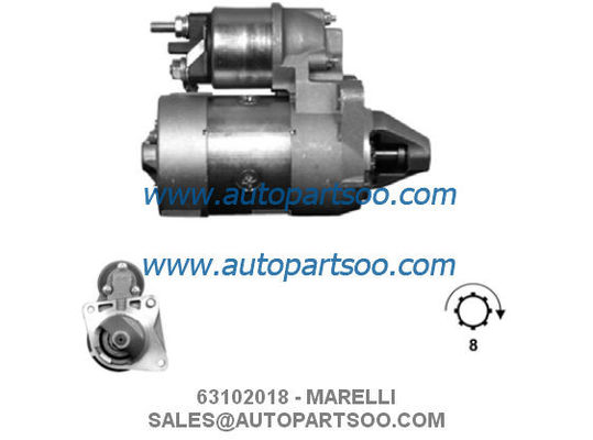 Goede prijs 63102018 63102020 - MARELLI Startmotor 12V 0,8KW 8T MOTORES DE ARRANQUE online