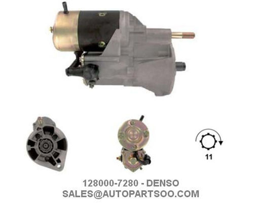 Goede prijs 128000-6170 128000-7280 - DENSO Startmotor 24V 4,5KW 11T MOTORES DE ARRANQUE online