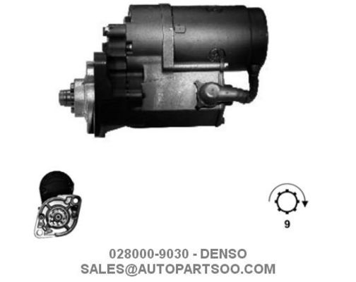Goede prijs 028000-9030 228000-0691 - DENSO Startmotor 12V 2KW 9T MOTORES DE ARRANQUE online