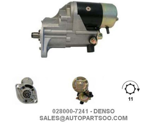 Goede prijs 028000-7240 028000-7241 - DENSO Startmotor 24V 4,5KW 11T MOTORES DE ARRANQUE online