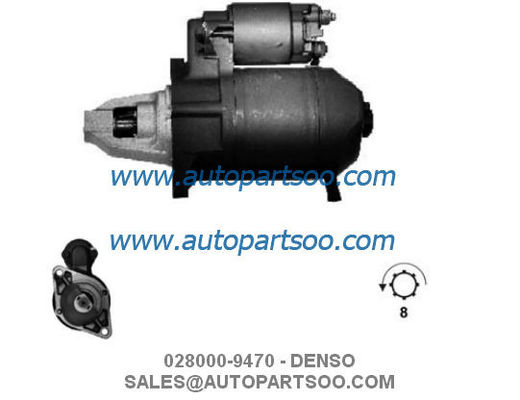Goede prijs 028000-9470 128000-3621 - DENSO Startmotor 12V 0,8KW 8T MOTORES DE ARRANQUE online
