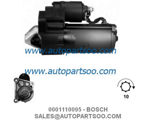 Goede prijs 0001110089 0001110095 - BOSCH Startmotor 12V 1.7KW 10,11T MOTORES DE ARRANQUE online