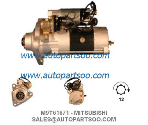 Goede prijs M9T61671 M9T67671 - MITSUBISHI Startmotor 24V 5KW 12T MOTORES DE ARRANQUE online