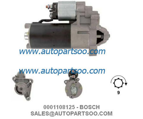 Goede prijs 0001108125 0001108162 - BOSCH Startmotor 12V 1.4KW 9T MOTORES DE ARRANQUE online