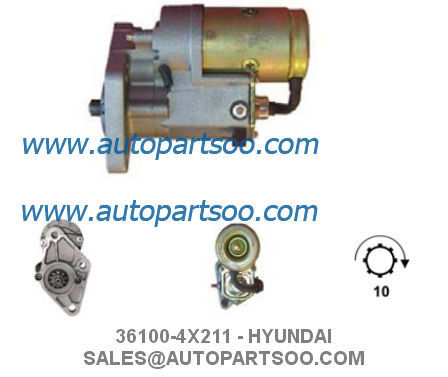 Goede prijs 36100-4X210 36100-4X211 - HYUNDAI Startmotor 12V 2.2KW 10T MOTORES DE ARRANQUE online