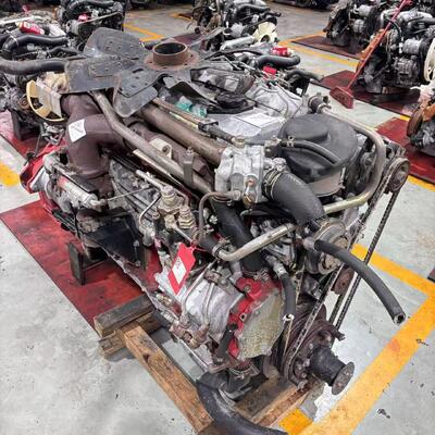 EK100T Turbocharged 5.87L Cilinderinhoud Lijn 6 Cilinders Mechanische Dieselmotor Assemblage voor HINO Vrachtwagens en Generatoren